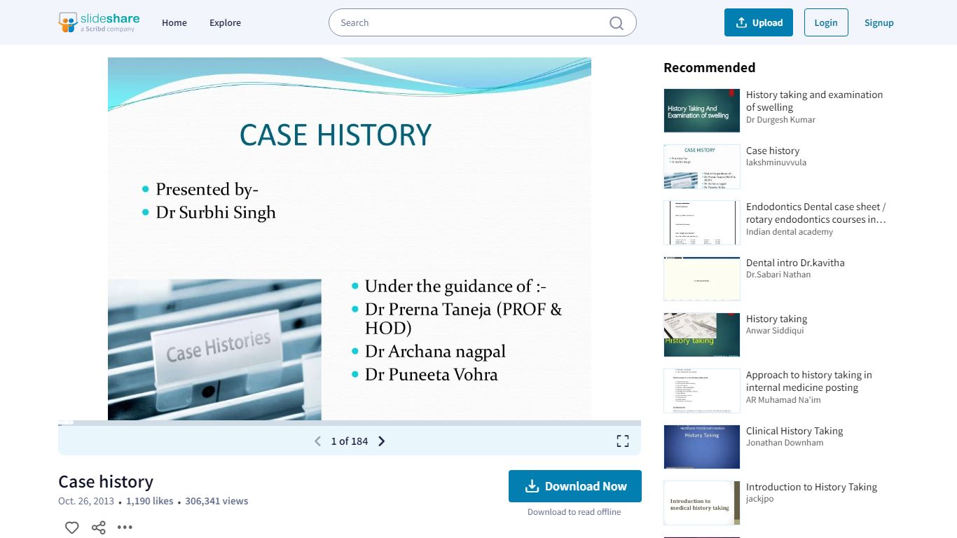 Case history - SlideShare